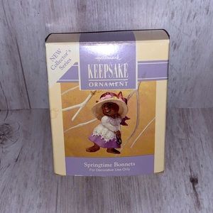 Hallmark Keepsake Springtime Bonnets 1993 Ornament